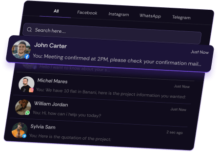 AI reply conversation interface